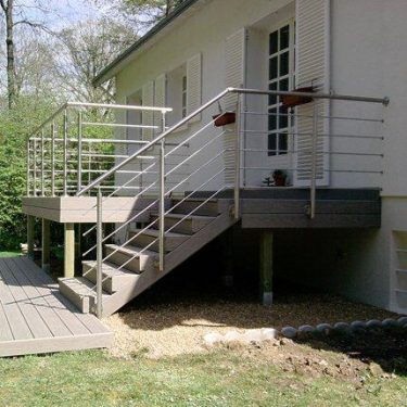escalier exterieur de terrasse